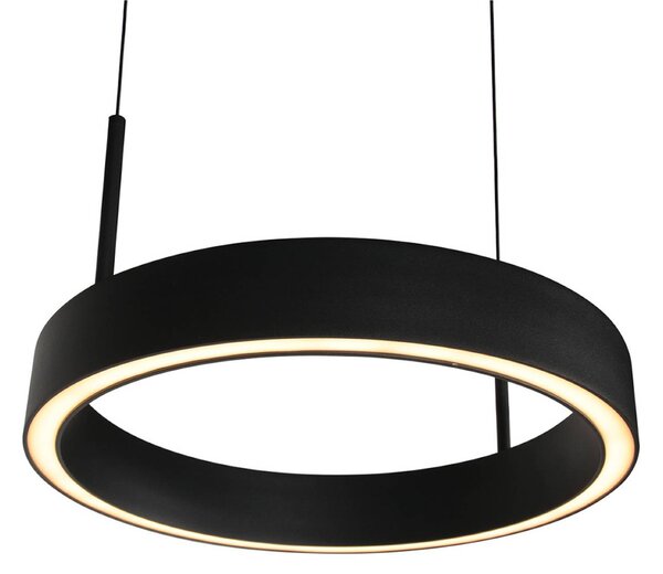 Steinhauer Lampada a sospensione Mykty, dimmerabile, Nero, Soggiorno / Sala da pranzo, Metallo, Moderno, Lampada a sospensione