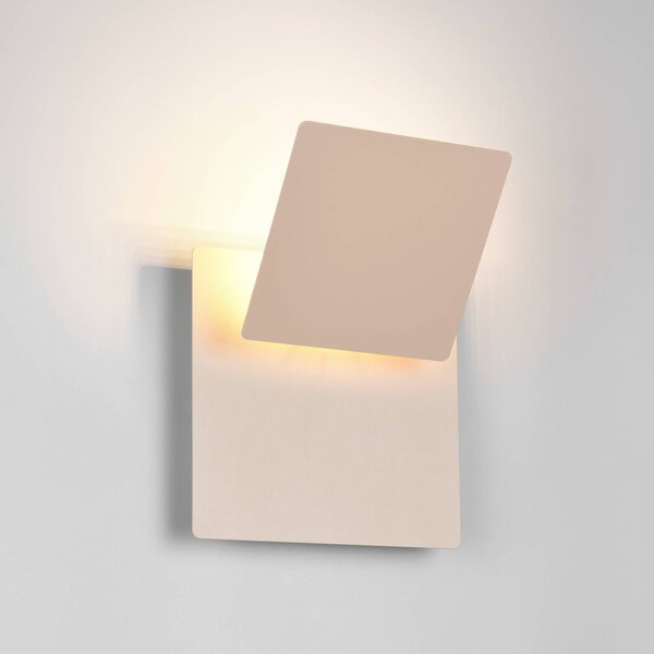 Trio Lighting Applique da parete Mio, Crema / Ambra, Soggiorno / Sala da pranzo, Metallo, Moderno, Applique