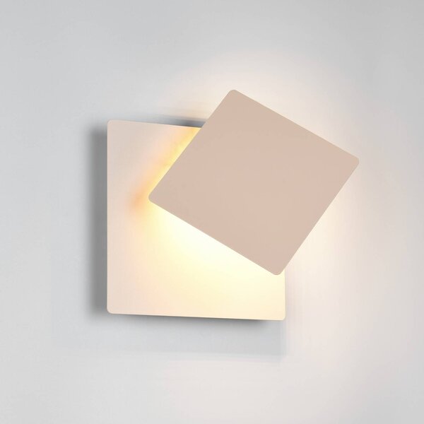 Trio Lighting Applique da parete Mio, Crema / Ambra, Soggiorno / Sala da pranzo, Metallo, Moderno, Applique
