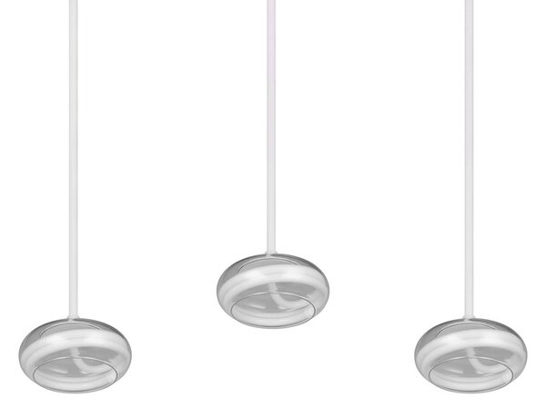 Trio Lighting Lampada a sospensione Tarsia, dimmerabile, Bianco / Opale, Soggiorno / Sala da pranzo, Vetro, Moderno, Lampada a sospensione