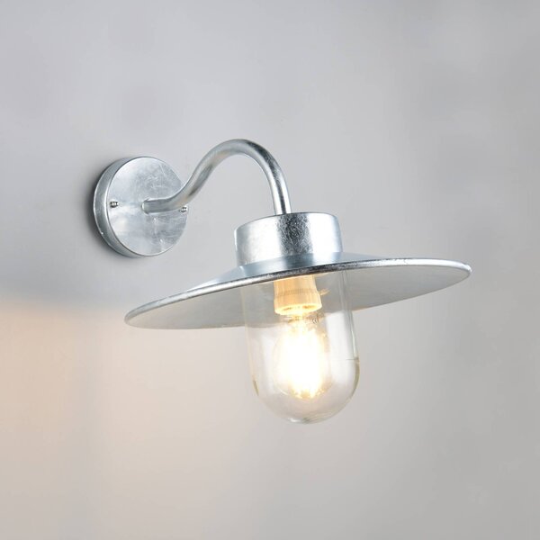 Trio Lighting Applique da esterni Tana, dimmerabile, Alluminio / Grigio / Zincato, Metallo, Applique da esterni