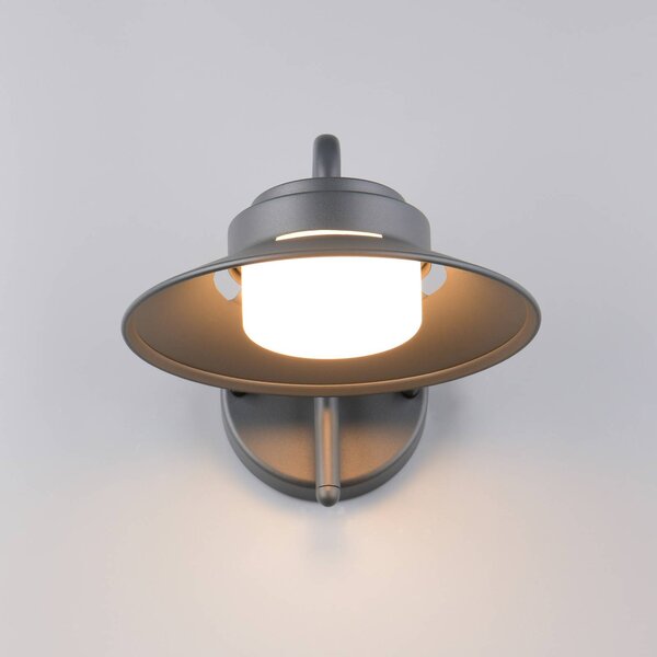 Trio Lighting Applique da esterni Atrato, dimmerabile, Nero, Alluminio, Applique da esterni