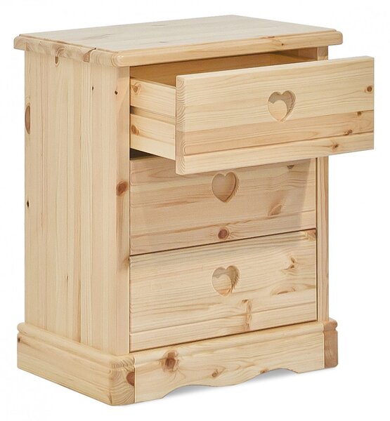 Comodino 3 cassetti