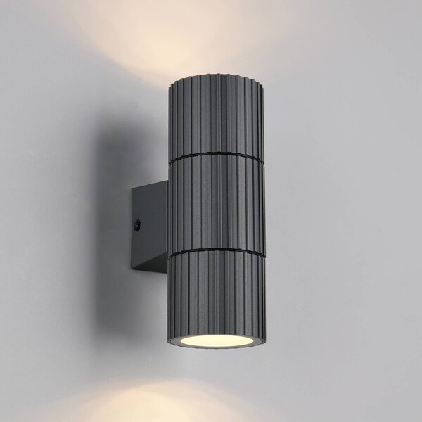 Trio Lighting Applique da esterni Parana, dimmerabile, Nero, Alluminio, Moderno, Applique da esterni