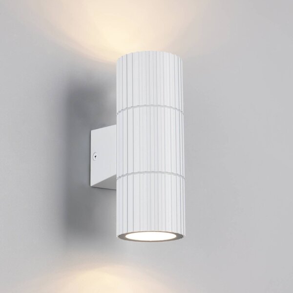 Trio Lighting Applique da esterni Parana, dimmerabile, Bianco / Opale, Alluminio, Moderno, Applique da esterni