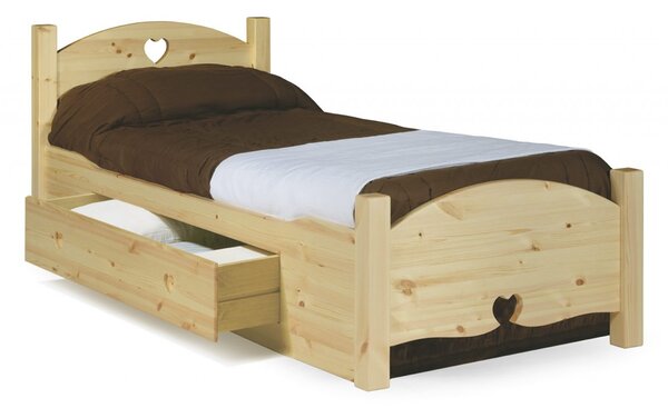 Letto Cuore con cassetto