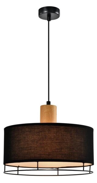 Lampada a sospensione su cavo ARDI 1xE27/40W/230V nero/marrone