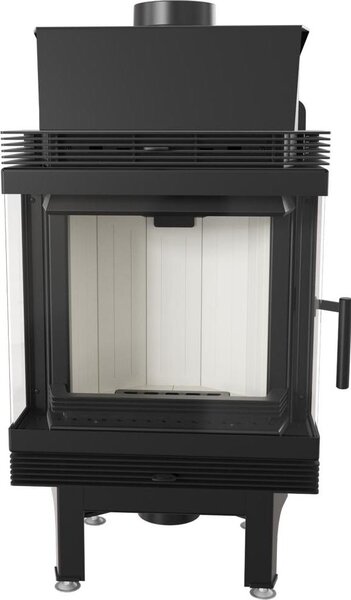 Inserto camino in acciaio KRATKI BLANKA sinistra destra 8 kW Ø 160