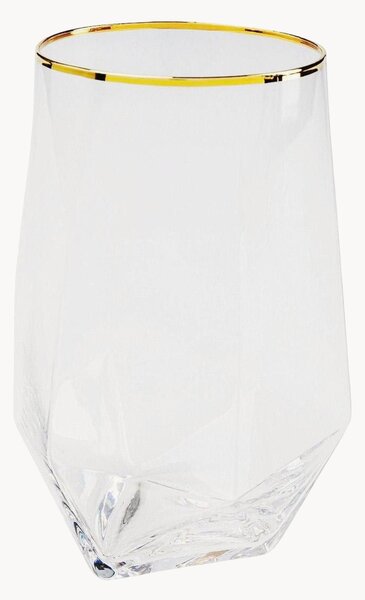 Set di 4 bicchieri fatti a mano Diamond