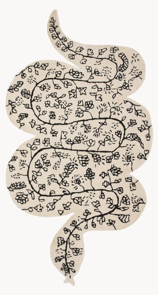 Tappeto in lana tessuto a mano Inky