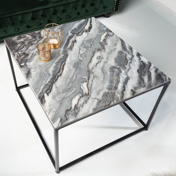 Tavolino da salotto 50 cm in marmo, design moderno per il soggiorno. ACQUISTA ORA