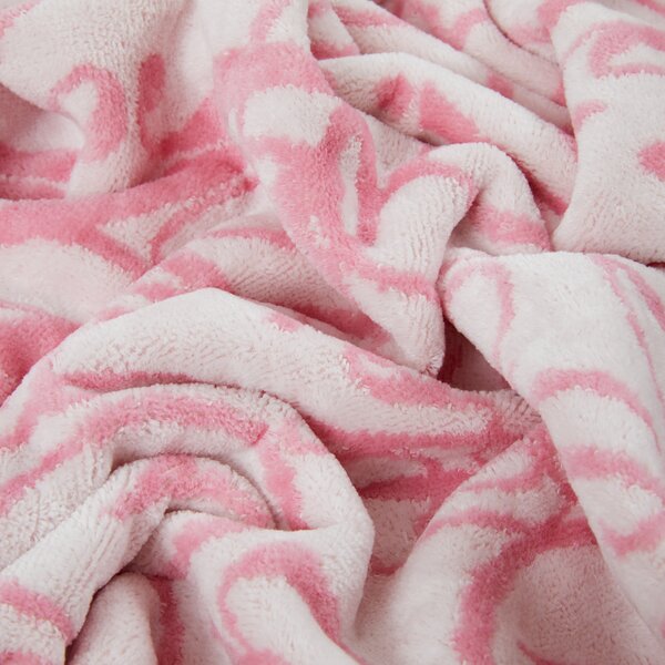 Asciugamano Con Ospite In Acrilico Dralon Script 40X60+60X100 Premoli Di Bella Moderno Rosa Caleffi