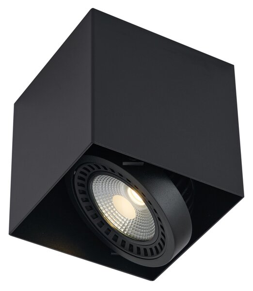 Faretto moderno da superficie nero con LED dimmerabile - Dionysos