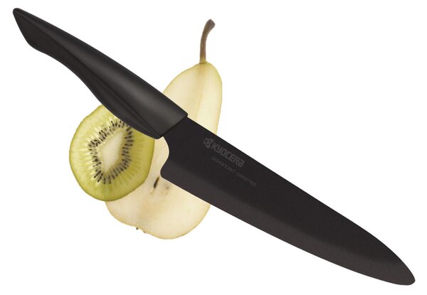 Coltello Professional CHEF con lama 18 cm in ceramica di zirconio Z212 nera SHIN BLACK 180 mm � - Santoku - 18 cm - TK-110 WH-BK Maniglia soft-touch