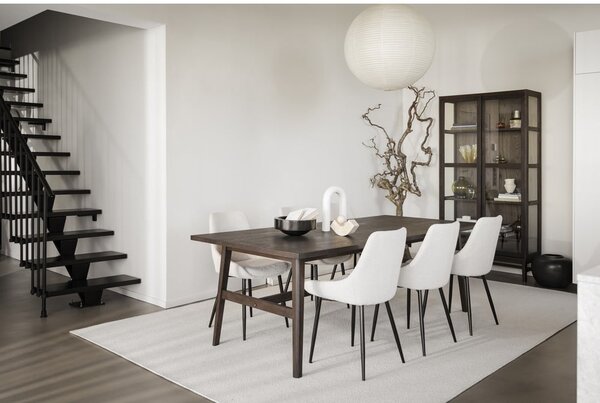 Vetrina marrone in rovere con ante scorrevoli 100x203 cm Hazelton - Rowico