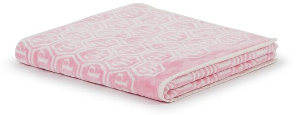 Telo Bagno In Acrilico Dralon Pattern 95X150 Premoli Di Bella Moderno Rosa Caleffi