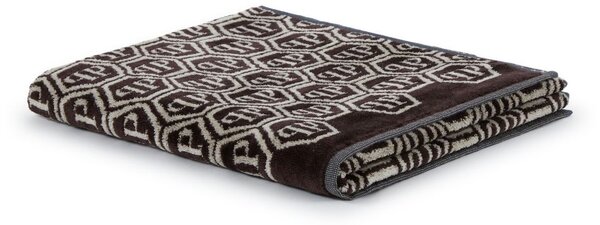 Telo Bagno In Acrilico Dralon Pattern 95X150 Premoli Di Bella Moderno Brown Caleffi