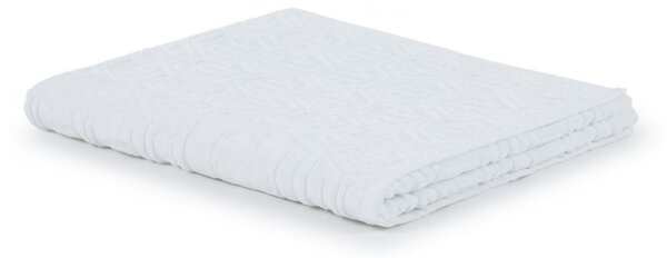 Telo Bagno In Acrilico Dralon Hexagon 95X150 Premoli Di Bella Moderno Bianco Caleffi