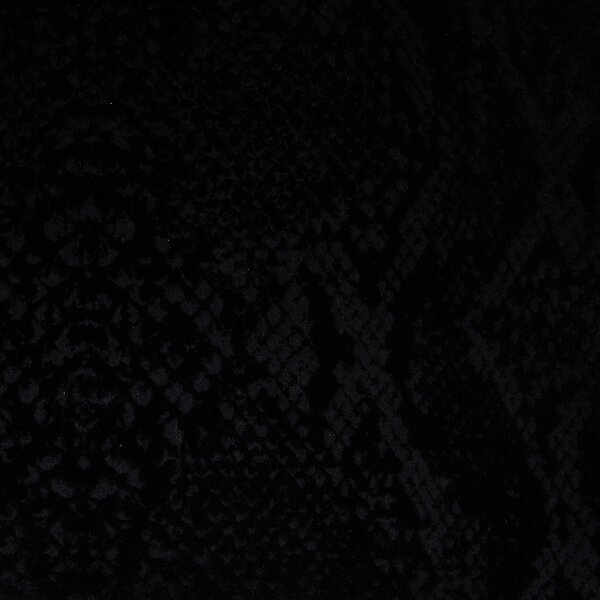 Cuscino D'arredo In Velluto Python 40x40 Premoli Di Bella Tinta Unita Black Caleffi
