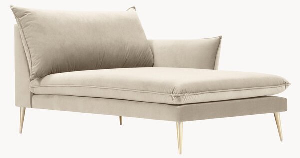 Modulo angolare chaise longue in velluto Elio