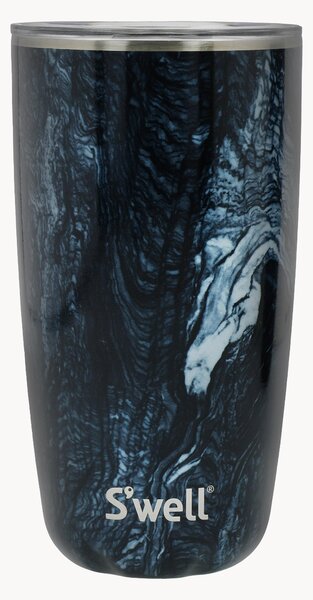 Tazza da viaggio termica Marble con coperchio