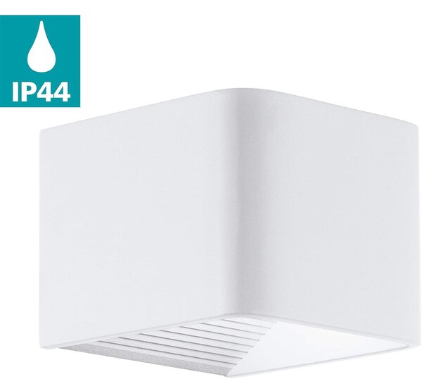 Lampada da parete per esterni a LED Doninni Bianco