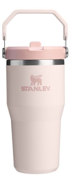 Borraccia termica rosa chiaro in acciaio inox 600 ml IceFlow™ Flip Straw 2.0 Tumbler Rose Quartz – Stanley
