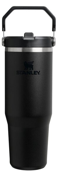 Borraccia termica nera in acciaio inox 890 ml IceFlow™ Flip Straw 2.0 Tumbler Black – Stanley