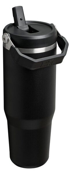 Borraccia termica nera in acciaio inox 890 ml IceFlow™ Flip Straw 2.0 Tumbler Black – Stanley