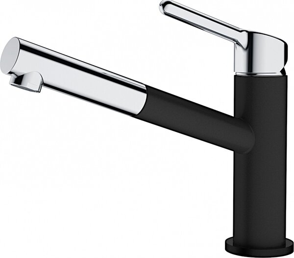 Miscelatore FRANKE ORBIT in BLACK MATT con bocca estraibile / Miscelatore da cucina / Miscelatore monocomando