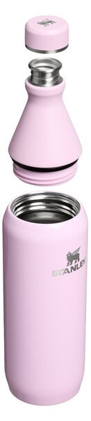Bottiglia termica rosa in acciaio inox 600 ml All Day Slim Bottle Cherry Blossom Gloss – Stanley