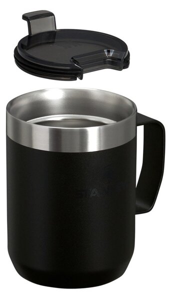 Tazza termica nera in acciaio inox 230 ml Stay-Hot Camp Mug Black – Stanley