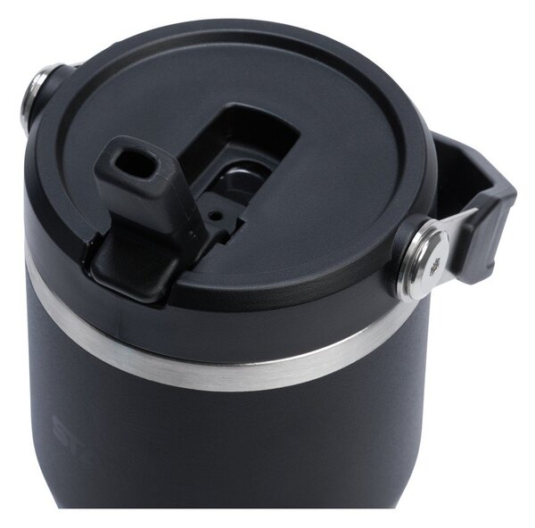 Borraccia termica nera in acciaio inox 600 ml IceFlow™ Flip Straw 2.0 Tumbler Black – Stanley