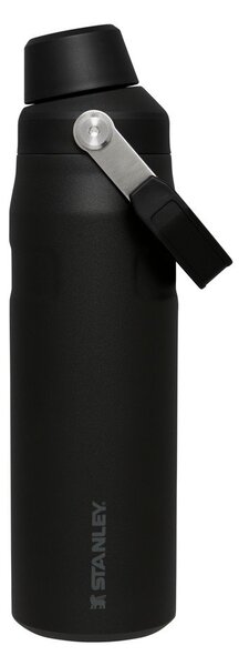 Bottiglia termica nera in acciaio inox 700 ml IceFlow™ Bottle Fast Flow Black – Stanley