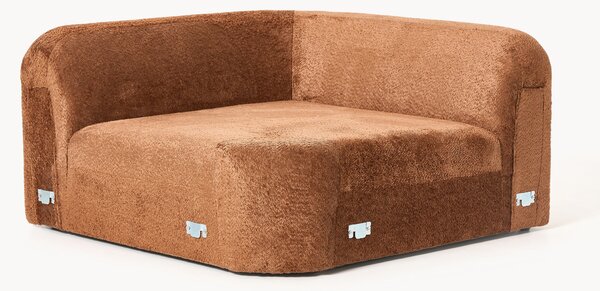 Modulo angolare in teddy-bouclé Wolke