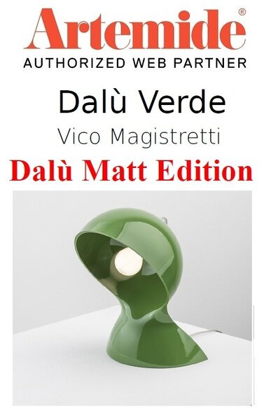 Artemide Dalù verde matt edition