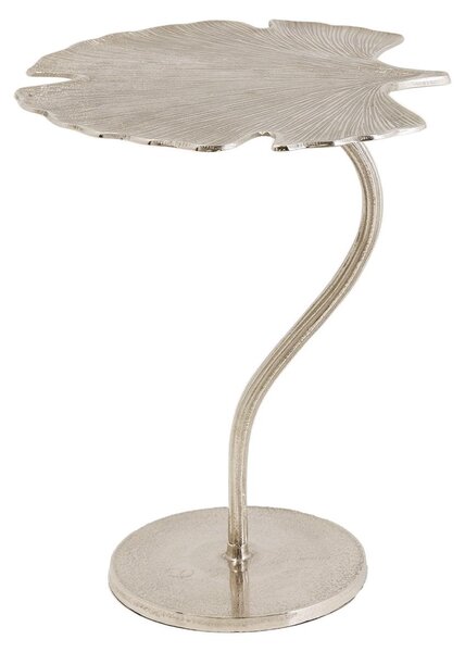 Tavolino da 53 cm, design argento, moderno, per soggiorno - ACQUISTA ORA