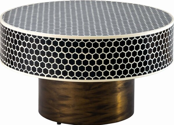 Tavolino da salotto 60 cm, design dorato, moderno, per soggiorno. ACQUISTA ORA