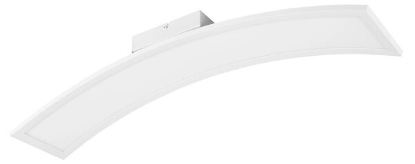Reality Leuchten Plafoniera soffitto Sigma, dimmerabile, Bianco / Opale, Soggiorno / Sala da pranzo, Metallo, Moderno, Plafoniera