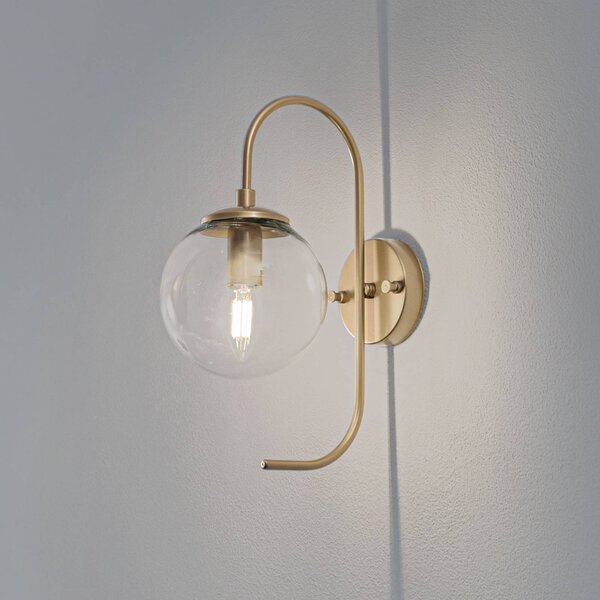 Lampada a sospensione Jewel Opviq, dimmerabile, Ottone / Oro, Soggiorno / Sala da pranzo, Vetro, Lampada a sospensione