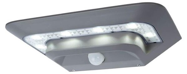 Lampada da parete per esterni GHOST - SOLAR MOVEMENT SENSOR grigio Lutec 6901401337