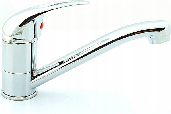 Granitan | Miscelatore da cucina Alfa - Cromo - Bocca da 22 cm - Orientabile a 360° - Aeratore Eco