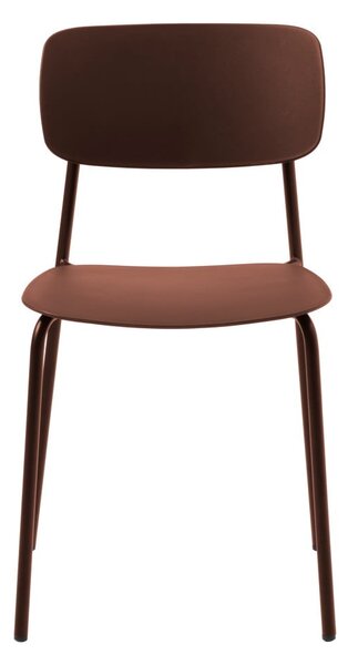 Sedie da pranzo in set color terracotta 2 pz Kirkland – Unique Furniture