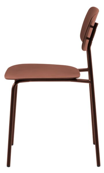 Sedie da pranzo in set color terracotta 2 pz Kirkland – Unique Furniture