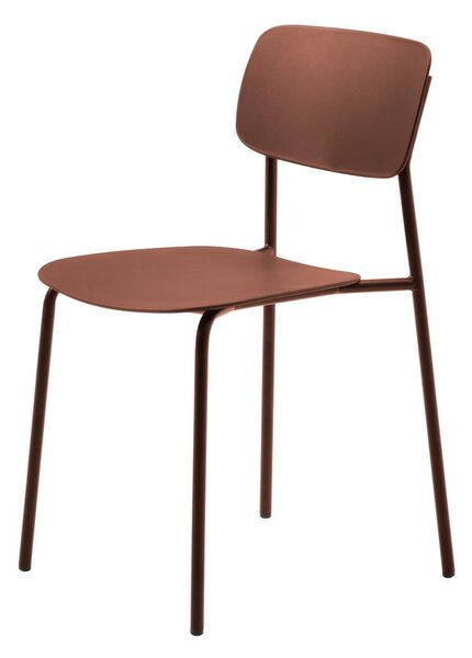 Sedie da pranzo in set color terracotta 2 pz Kirkland – Unique Furniture