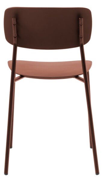 Sedie da pranzo in set color terracotta 2 pz Kirkland – Unique Furniture