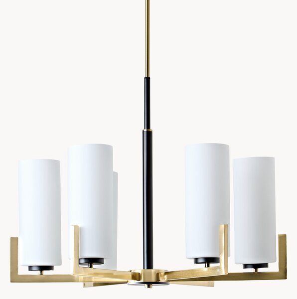Lampadario grande in vetro Fortano