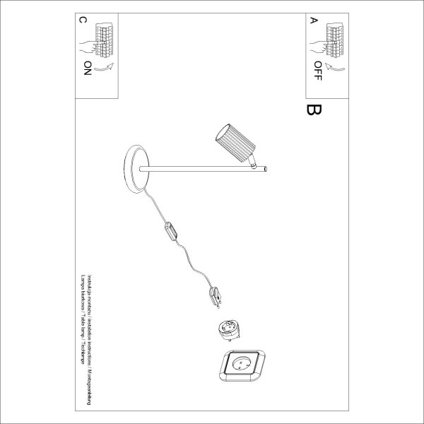 Brilagi - Lampada da tavolo LED CRESTO 1xGU10/10W/230V verde
