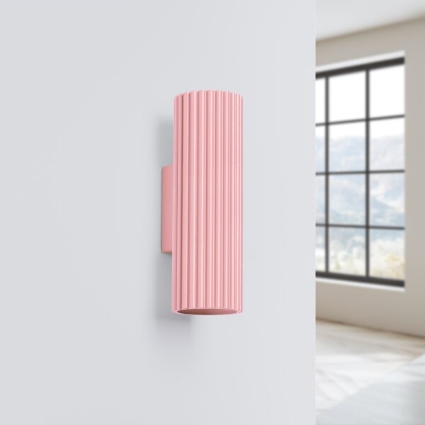 Brilagi - Applique LED CRESTO 2xGU10/10W/230V 20 cm rosa