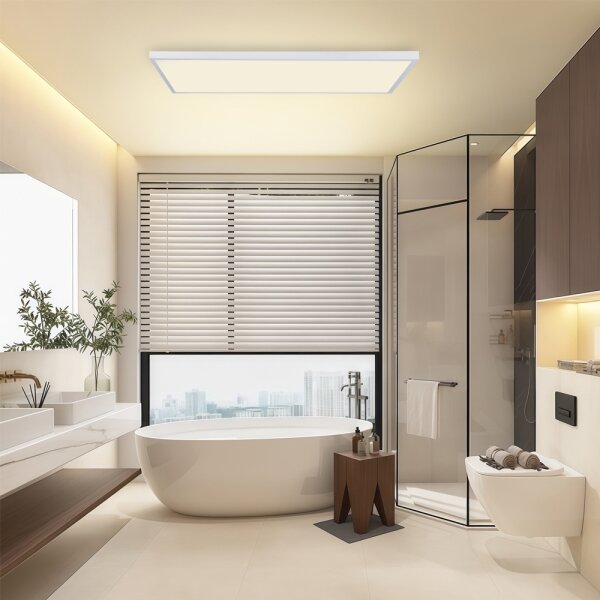 Brilagi - LED plafoniera da bagno FRAME LED/96W/230V 120x60 cm IP44 bianco
